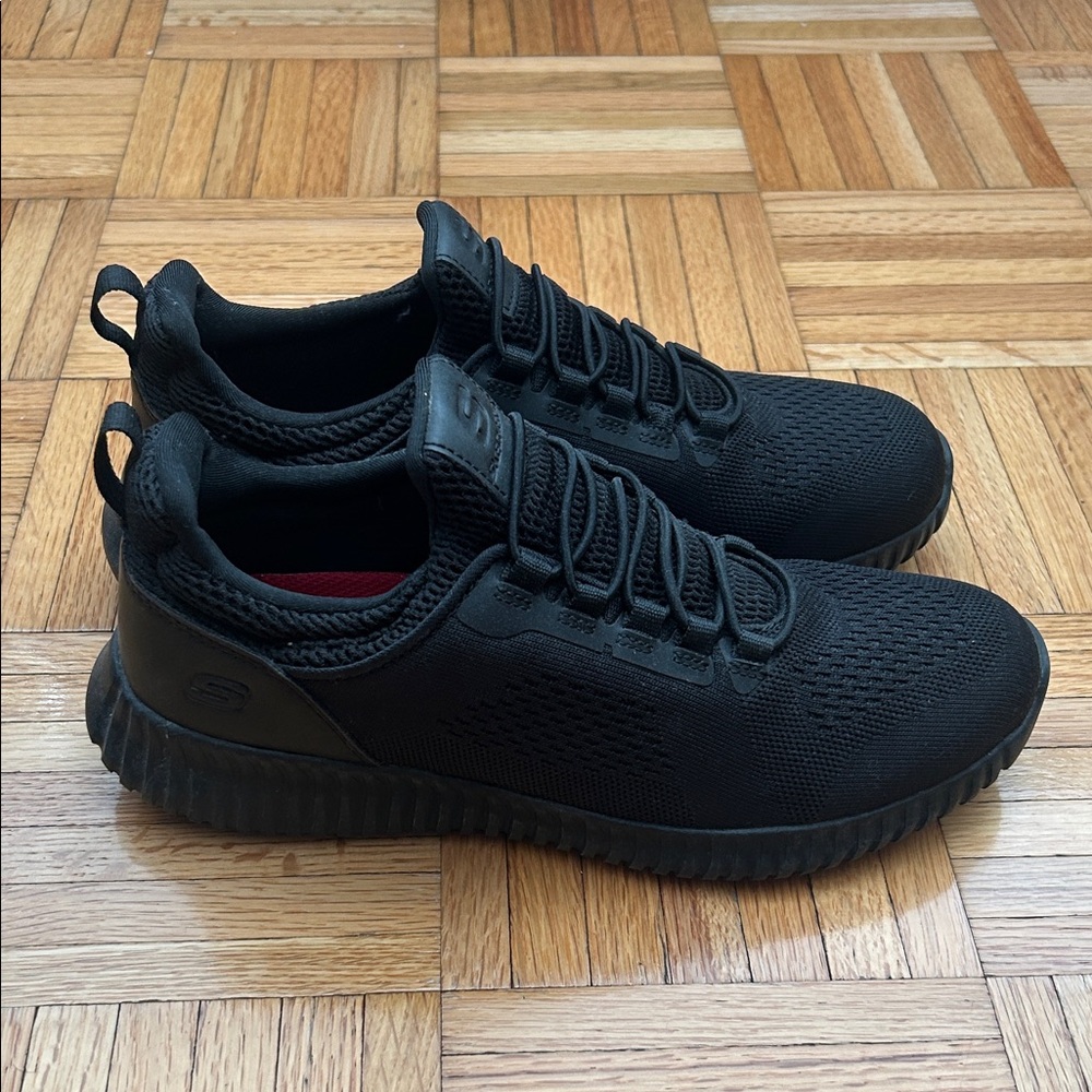 MEN'S SKECHERS WORK 77188 CESSNOCK SLIP-RESISTANT SHOES - Picture 2 of 6